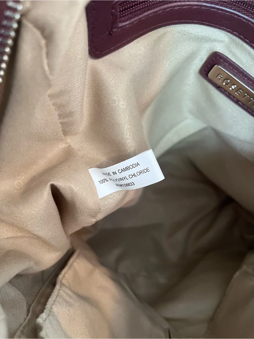 Rosetti Burgundy Backpack